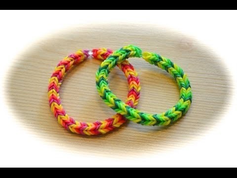 Rainbow loom  fischgreten armband