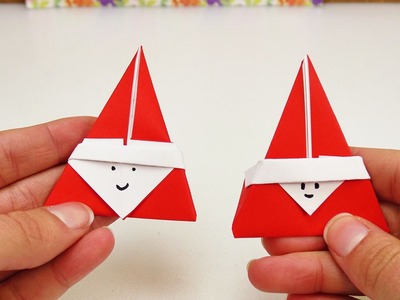 Süßes Nikolaus Origami DIY | Super niedliches Origami für den Nikolaus Tag | Weihnachtsmann
