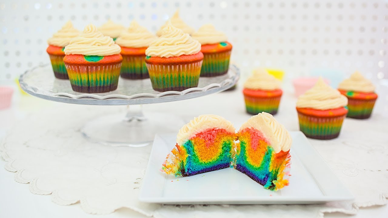 Rainbow Cupcakes (Regenbogen Cupcakes)