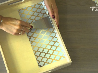 DIY: Glanzvolles Tablett  mit Sticker-Fliesen | WESTWING Style-Tipps