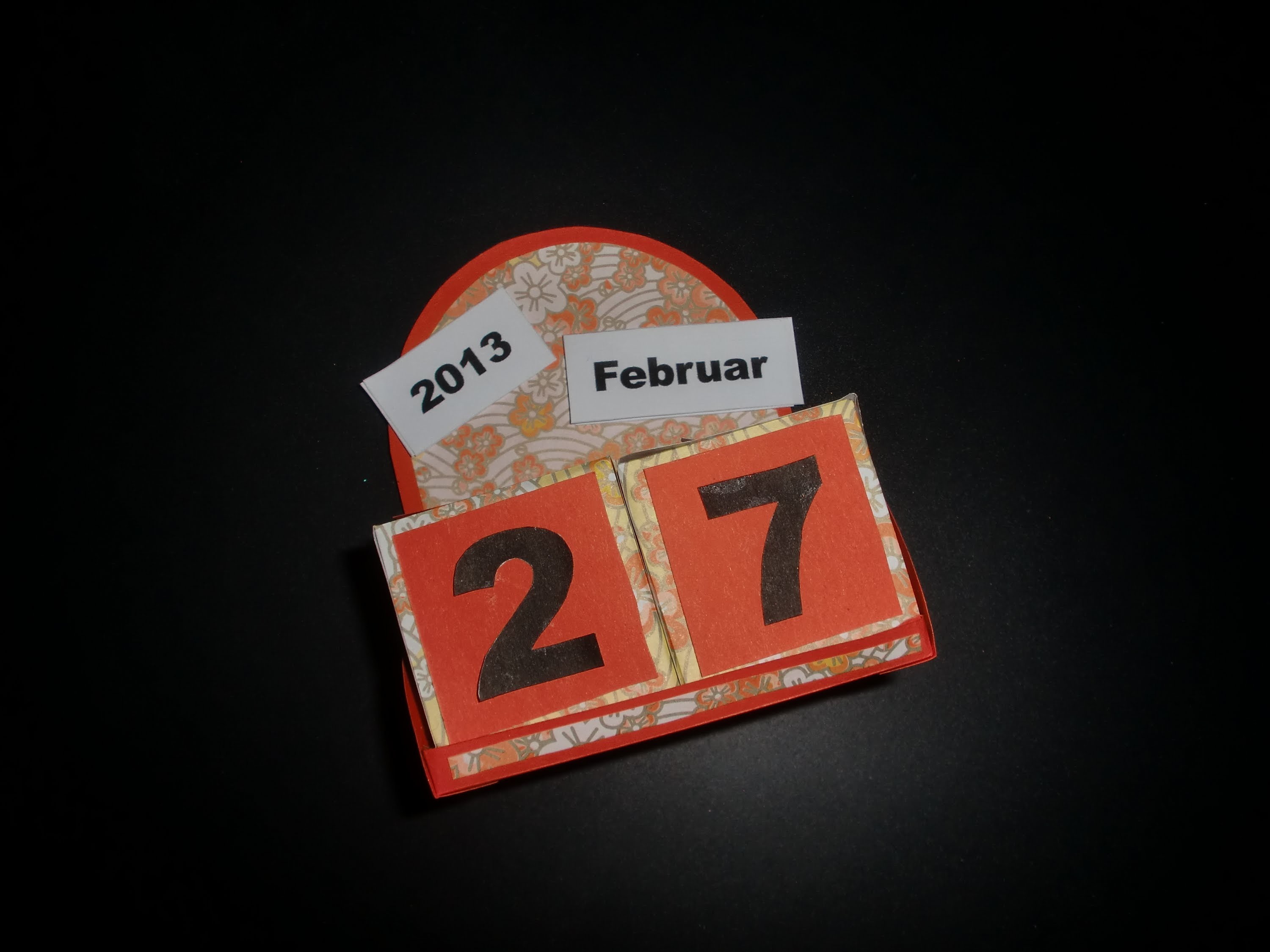 Kalender aus Papier: Calendar Paper-ART - Bastelanleitung [HD.deutsch]