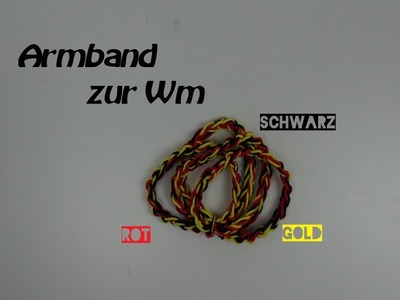 Häkeln Armband - dreifarbig - SIMPLE