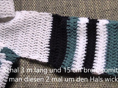 Häkeln - Mütze und Schal mit integrierten Handschuhen