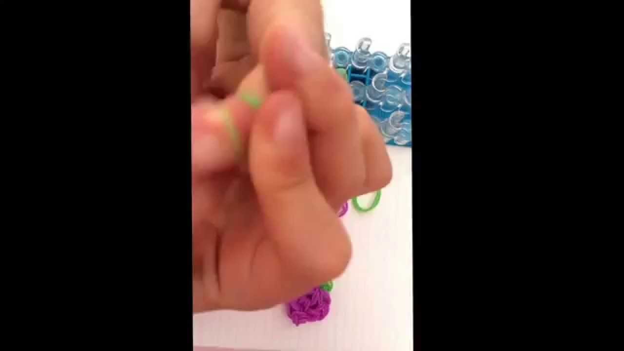 Rainbow Loom Pflaume deutsche Anleitung