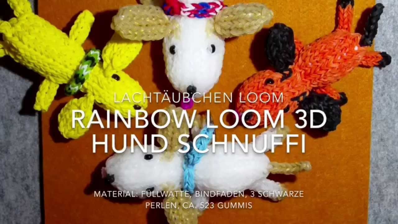 Rainbow Loom 3D Hund Schnuffi