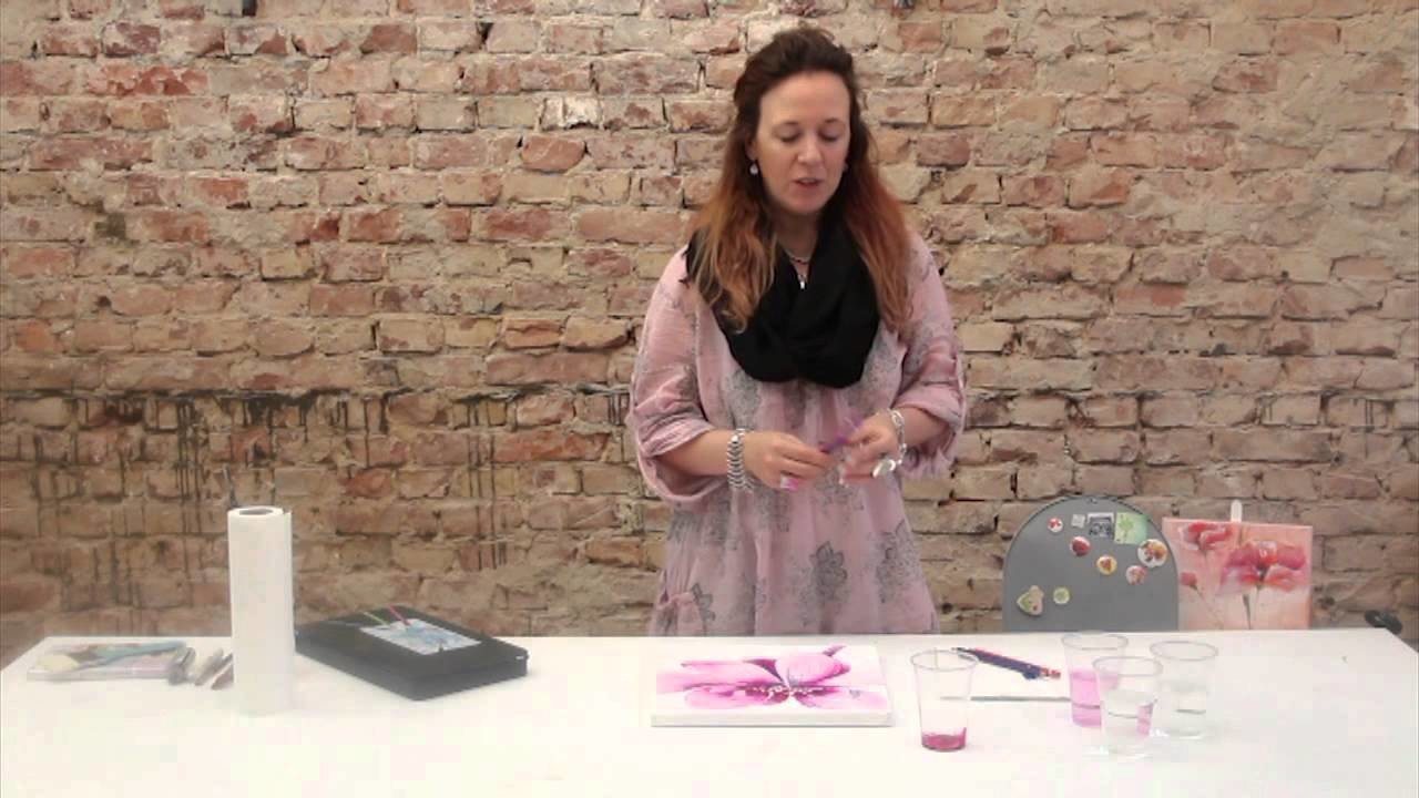 Acrylmalen in Mischtechnik mit flüssigen Farben UND Aquarellstiften by zAcheR-fineT