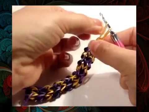 Loom BAnz Armband mit Rainbow Loom Anleitung deutsch