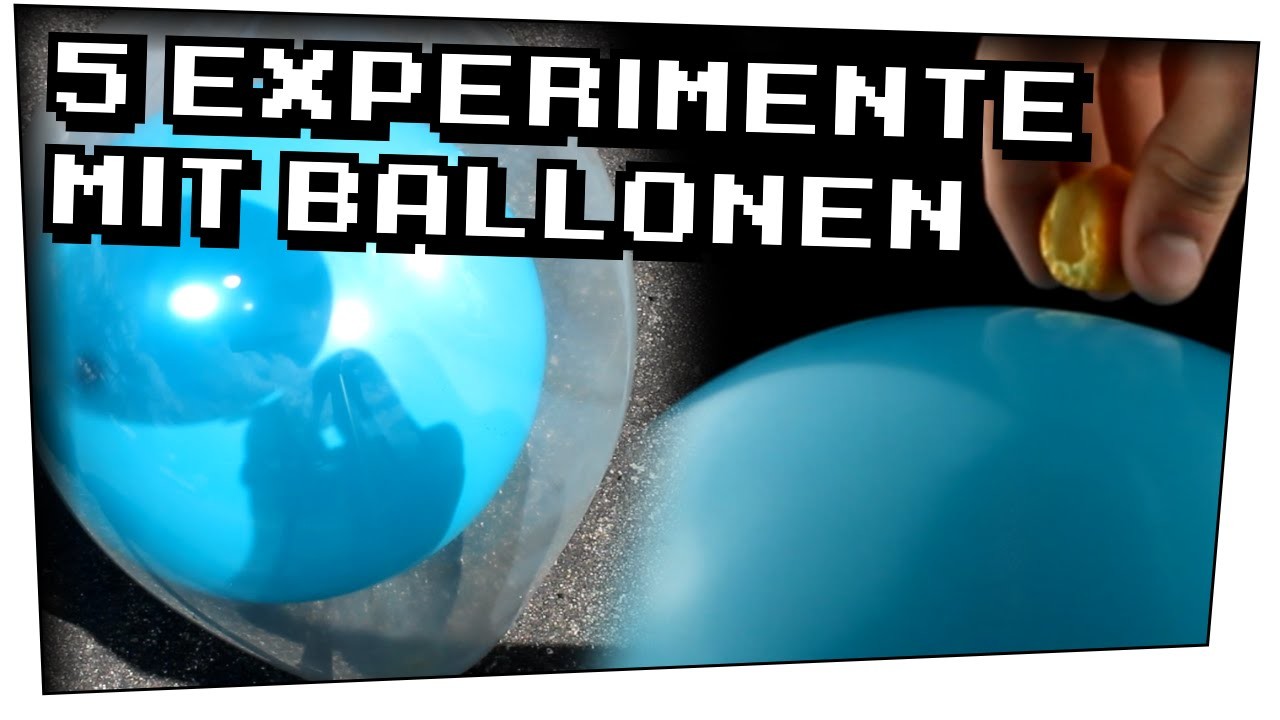 5 Experimente mit Ballonen - Heimexperimente #45
