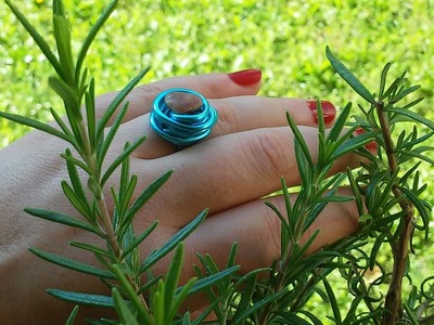DIY Ring aus Draht mit Stein