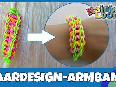 HairLoom Tipp 1: Armband aus dem Haardesign machen - deutsche Anleitung von Rainbow Loom