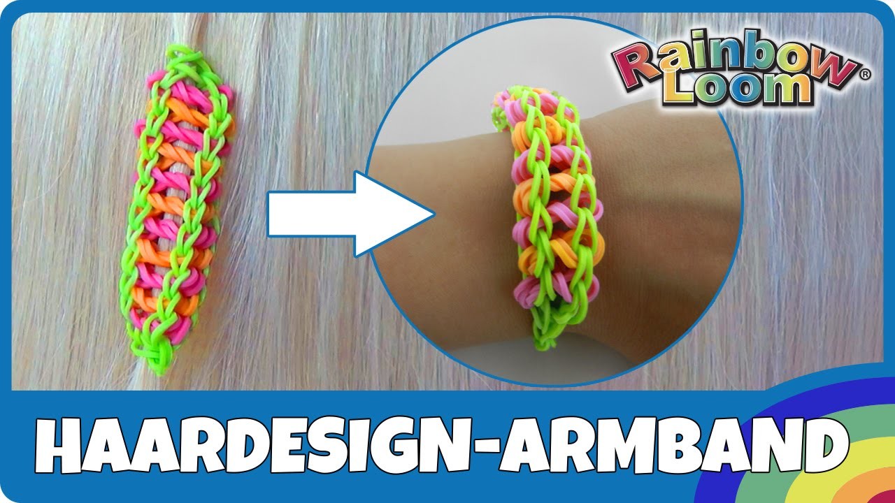 HairLoom Tipp 1: Armband aus dem Haardesign machen - deutsche Anleitung von Rainbow Loom