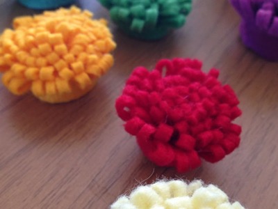 Einfach Farbige Filzblumen Basteln - DIY Crafts - Guidecentral