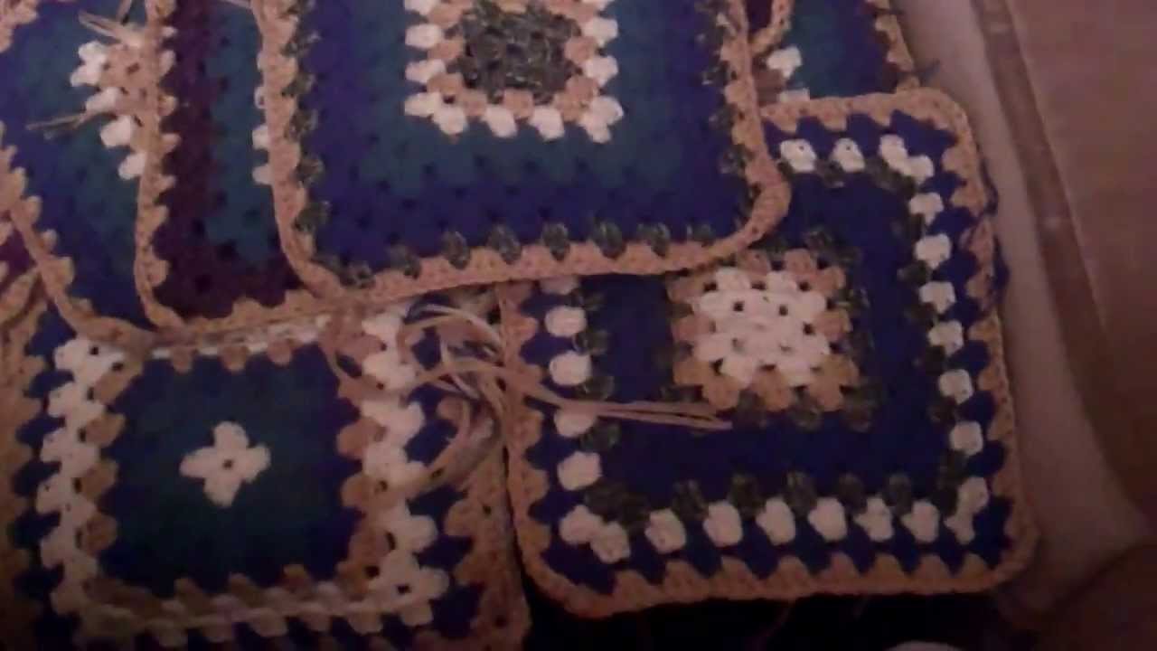 Afghan - große Decke aus Granny Squares - HaekelnundStricken