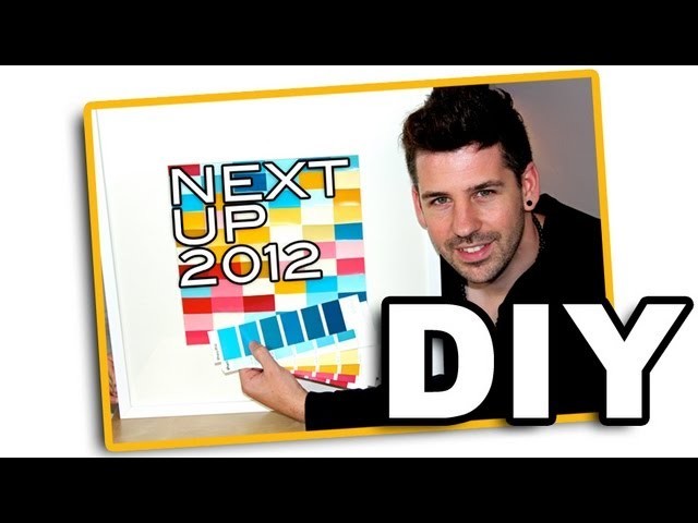 DIY Bild aus kostenlosen Farbmustern - Nextup 2012 Bewerbung