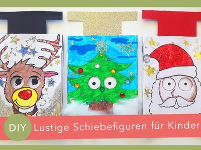 Einfaches DIY | Lustige Schiebefiguren für Kinder