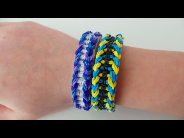 Loom bands auffälliges Schuppen-Armband (deutsche Anleitung)