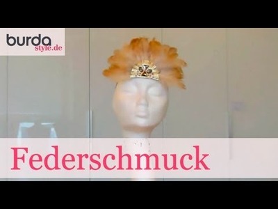 Burda style – Kopfschmuck mit Federn