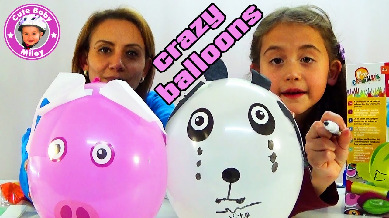 Crazy Balloons - wir basteln lustige Tiere mit Luftballons - Kanal für Kinder