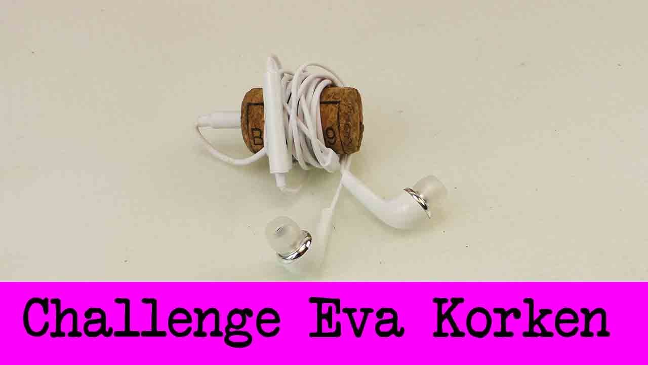 DIY Inspiration Challenge #32 Korken | Evas Challenge | Tutorial - Do it yourself | Kopfhörer