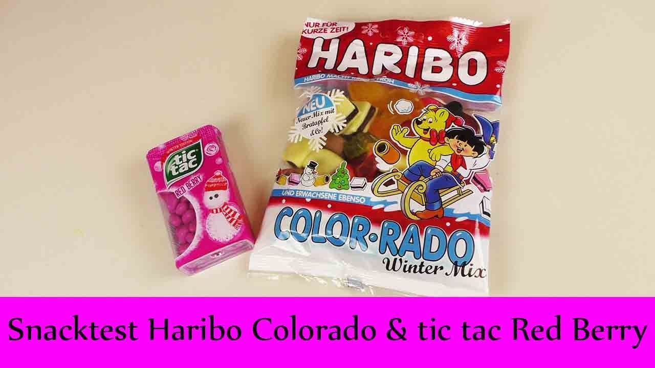 DIY Inspiration Snacktest: Haribo Color-rado "Winter Mix" & TicTac "Red Berry" | Weihnachten