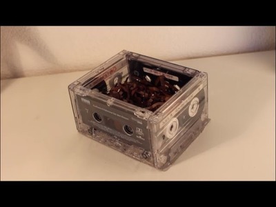 DIY: Kassetten Box basteln * Upcycling * Mitbringsel, Geschenk, Osternest