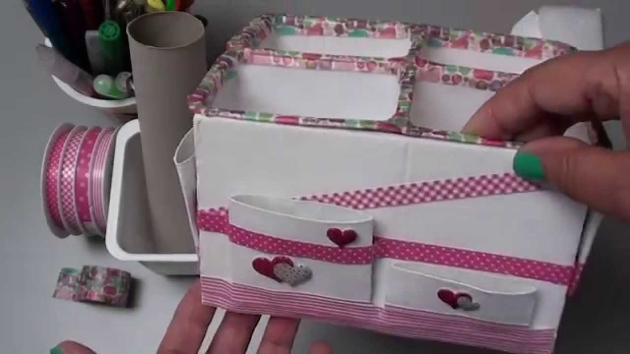 DIY  Stiftebox mit Platz für Zettel .  Upceitling aus ALT mach NEU