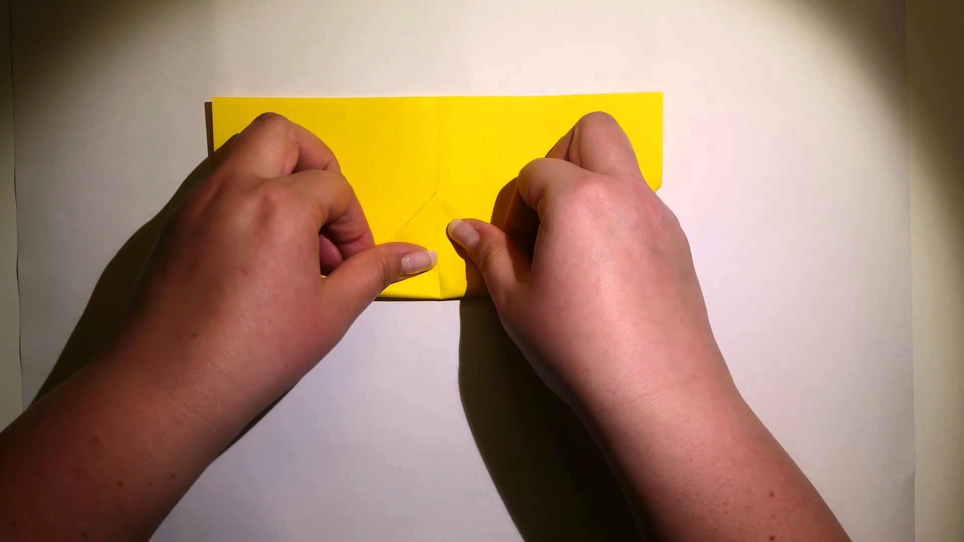 Origami Bilderrahmen Anleitung (Mittel)