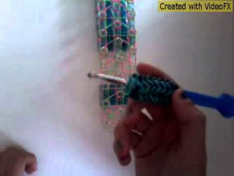 Rainbow Loom Dreifach Armband (mit Verlängerung)