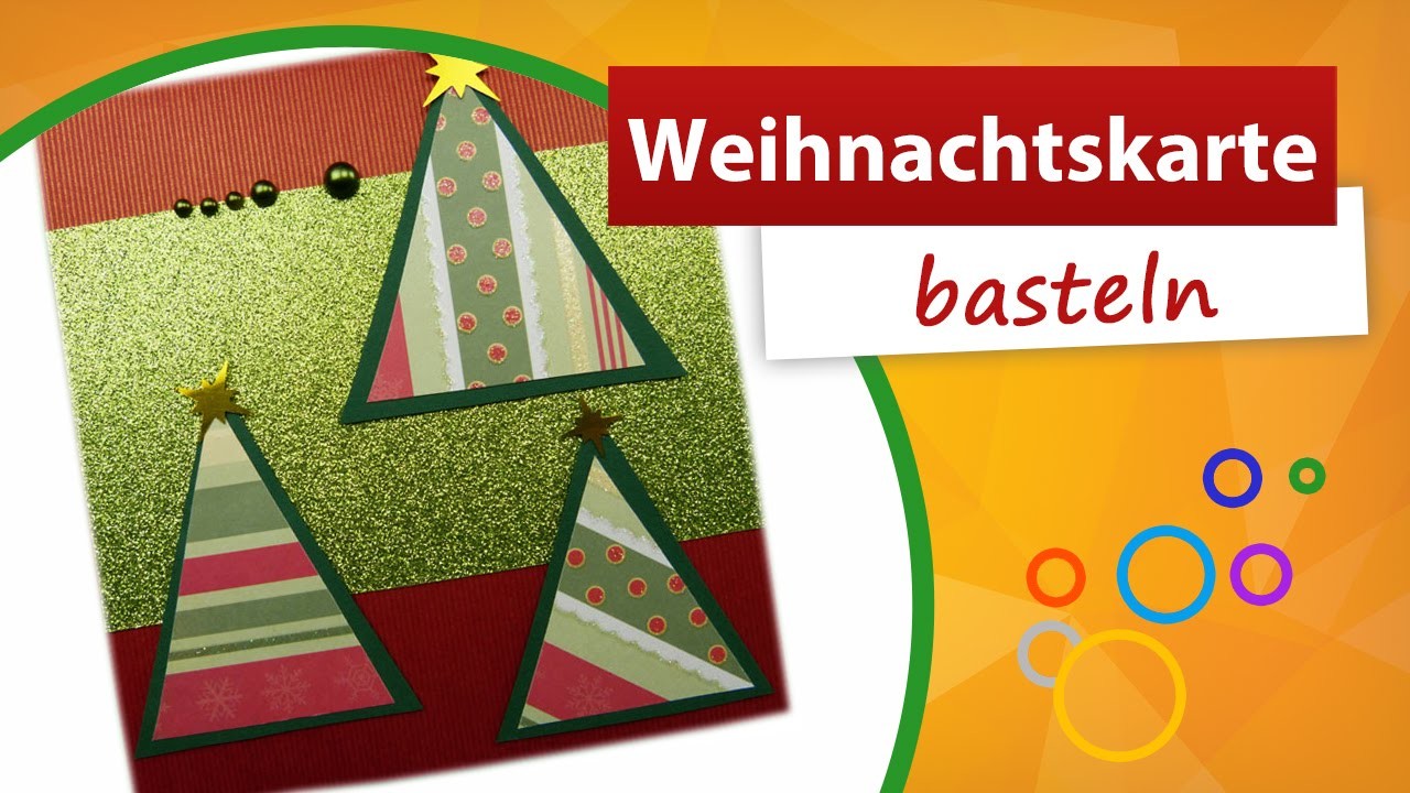 Weihnachtskarte basteln ✂ Pop Up Karte selber machen ★ trendmarkt24