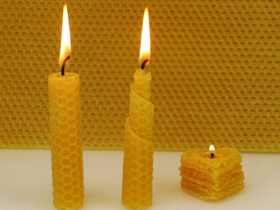 Kerzen selber machen | 3 einfache Kerzen mit Kindern basteln