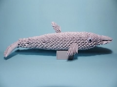 3D origami dolphin tutorial part 2 - 3D Origami Delfin Tutorial (Deutsch) Teil 2
