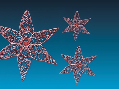 Quilling Star 14 - The Star of Søndervig