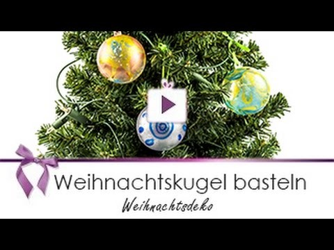 [Weihnachtsdeko] Eigene Weihnachtskugel basteln | DANATO