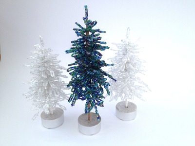 Blaufichte. Fichte. Tannenbaum aus Perlen. Teil 1.2. DIY Weihnachten