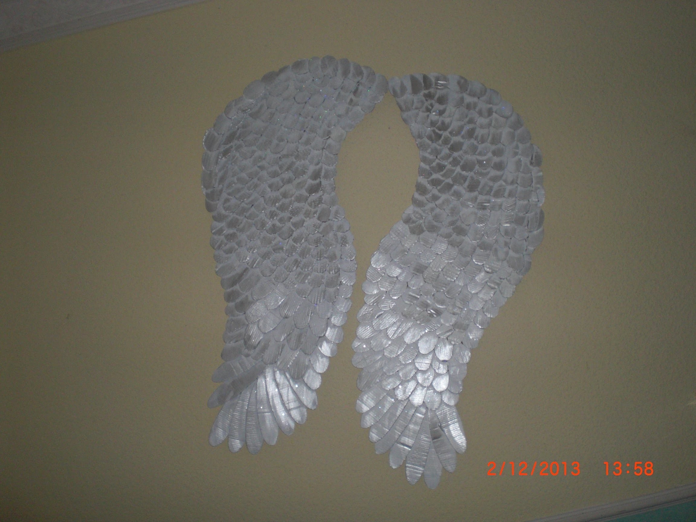 DIY - Bastelanleitung - Engelflügel - Angelwings - Flügel Engel - Flügel aus Pappe
