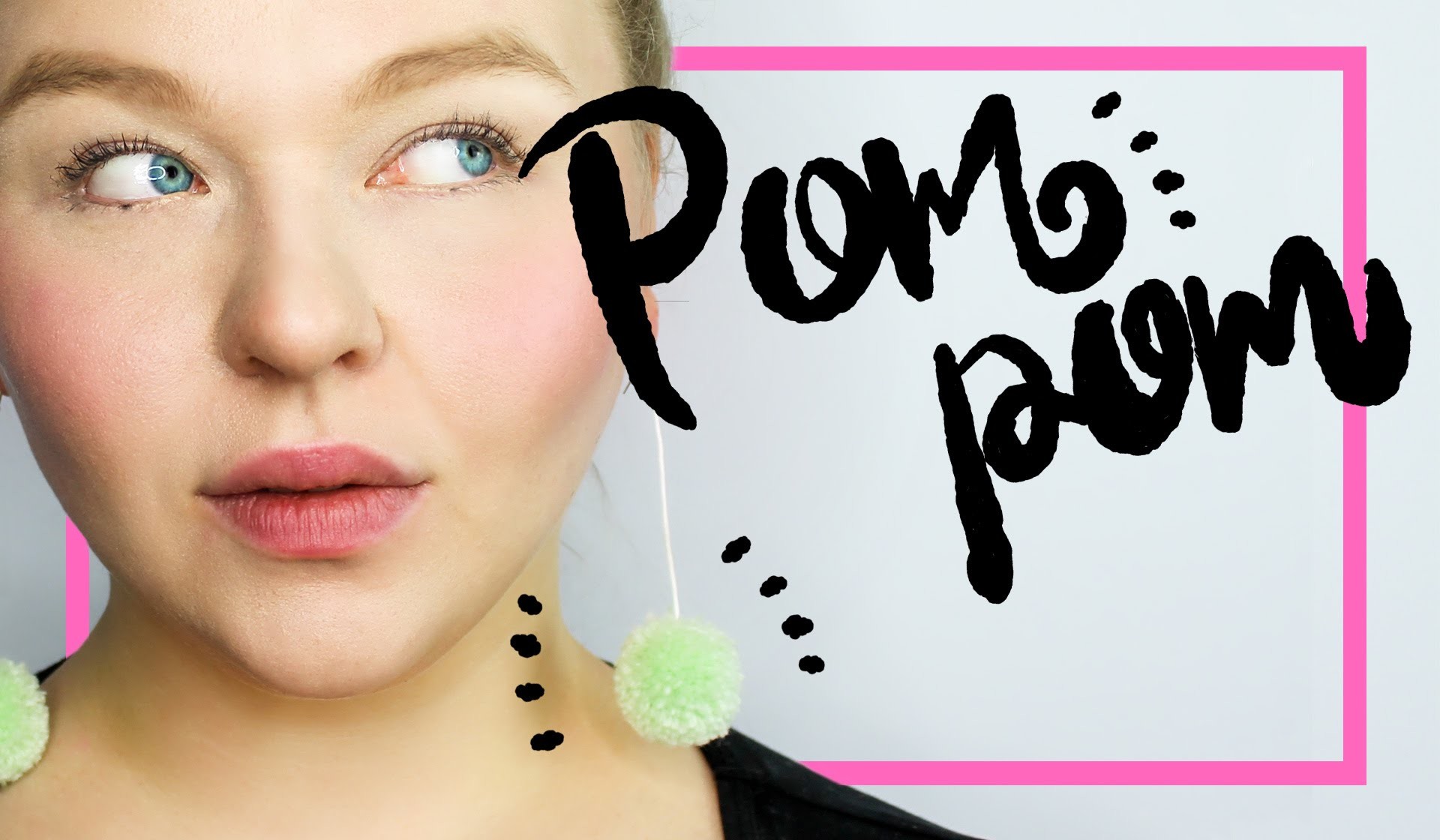 DIY Pompom Ohrringe selber machen | Pom Pom Earring Tutorial | ANABANANA ANASTASIA