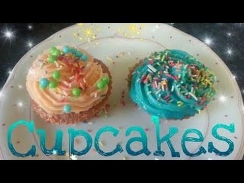 DIY - Schoko Cupcakes mit Zitronenfrosting selber backen (Deutsch)