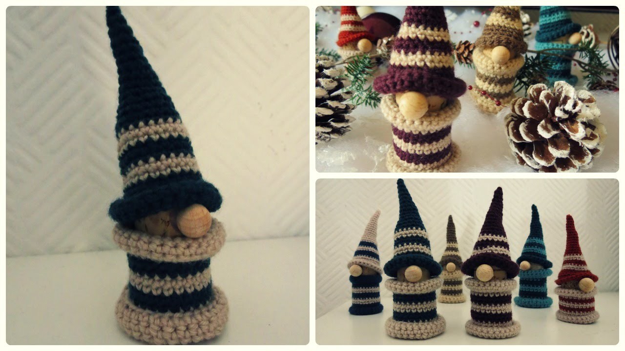 Häkelgnom * DIY * Crochet Gnome [eng sub]