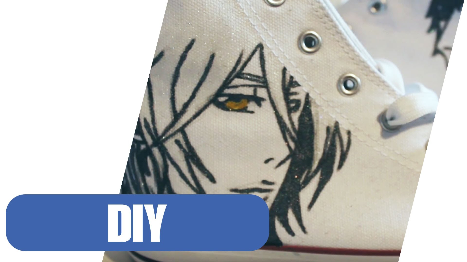 DIY: Schuhe im Anime Style selber machen I Upcycling