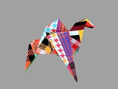 Origami Kamel (Camel) - Faltanleitung (Live erklärt)
