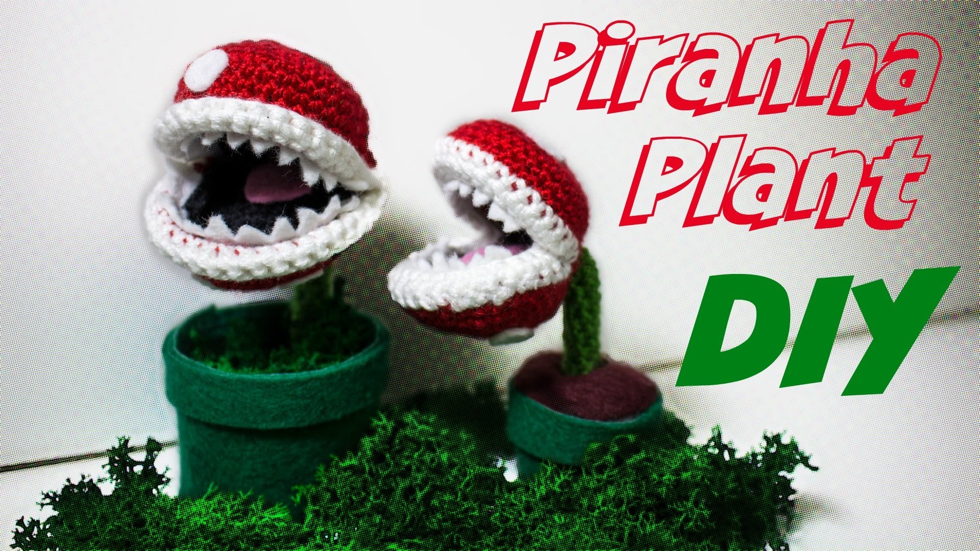Piranha Plant Häkelanleitung Amigurumi *einfach* DIY