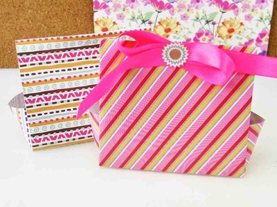 DIY Geschenkboxen für den Adventskalender falten | zum Geburstag & zu Weihnachten | Origami