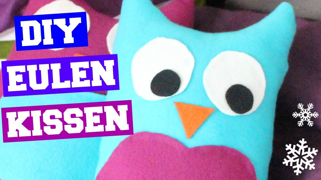 DIY Owl Pillows | Eulenkissen | Geschenkidee