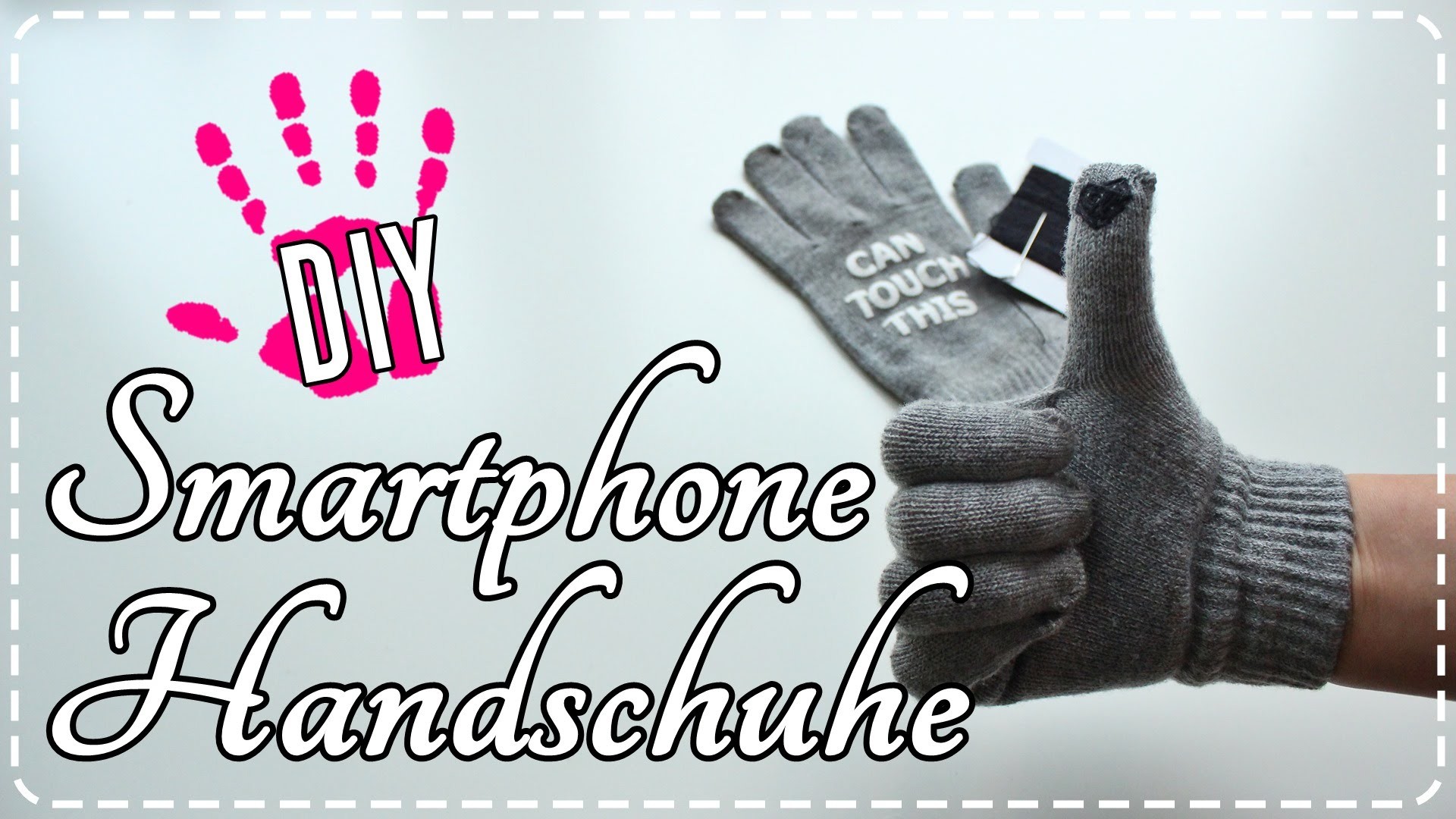 DIY- Smartphone Handschuhe | Touch gloves!