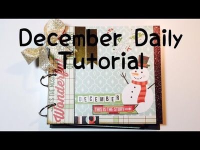 DIY Scrapbook *December Daily* [ tutorial | deutsch]