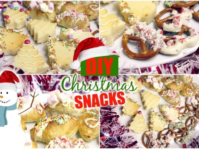 CHRISTMAS SNACKS DIY: Easy & Schnell | LAST MINUTE IDEEN | HD Deutsch