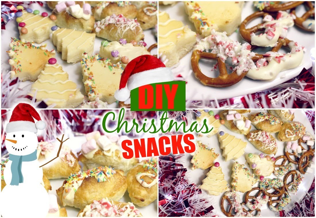 CHRISTMAS SNACKS DIY: Easy & Schnell | LAST MINUTE IDEEN | HD Deutsch