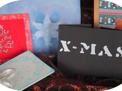 DIY: 5 Weihnachtskarten