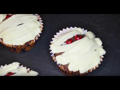 Pinterest inspired Mumien Cupcakes | DIY Halloween Snacks