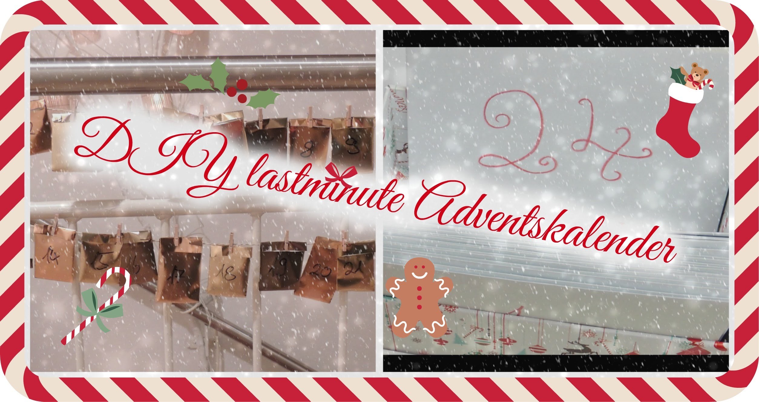 DIY lastminute Adventskalender